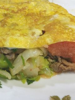 豚キャベツめんたい卵巻き-レシピのメイン写真