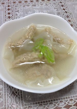 凄く簡単ワンタンスープ-レシピのメイン写真