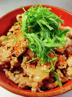 ■ 10分で完成!豚肉の青じそバター丼■-レシピのメイン写真