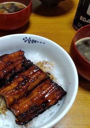 生のうなぎ焼いて、タレ作って、鰻丼を-レシピのメイン写真