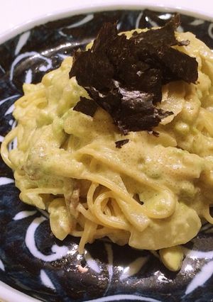 たらことアボカドの和風クリームパスタ-レシピのメイン写真