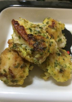 鶏胸肉のピカタ お好み焼き風-レシピのメイン写真