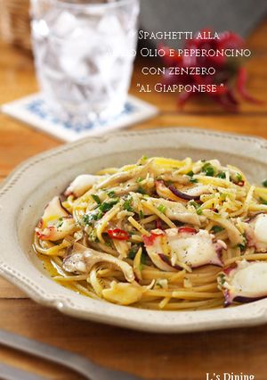 和風*ぺペロンチーノ風パスタ〜生姜風味-レシピのメイン写真