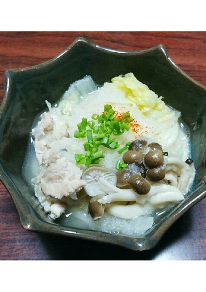 美肌に♪簡単みぞれ鍋-レシピのメイン写真
