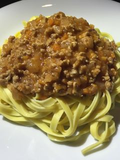 簡単!我が家のミートソースパスタ♪-レシピのメイン写真