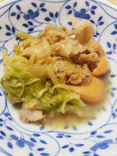 帆立のひもで(^^)優しいバター風味煮物-レシピのメイン写真