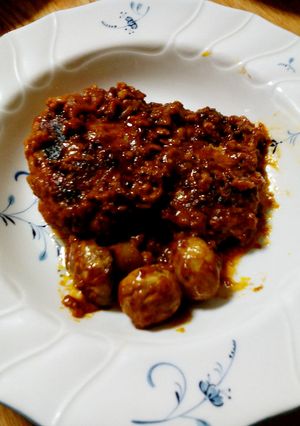 煮込みハンバーグ-レシピのメイン写真