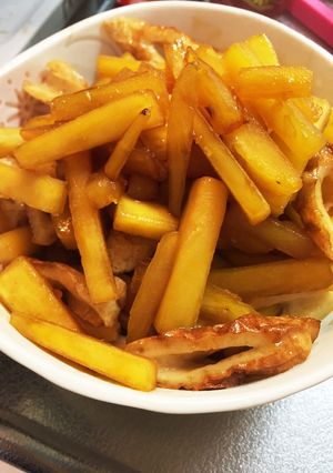 バター香る♡サツマイモとちくわのキンピラ-レシピのメイン写真