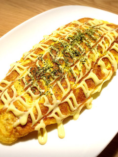 冷蔵庫の残り物で♡カレーマヨオムレツ-レシピのメイン写真