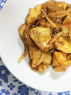 やわらか!鶏胸肉の生姜焼き-レシピのメイン写真