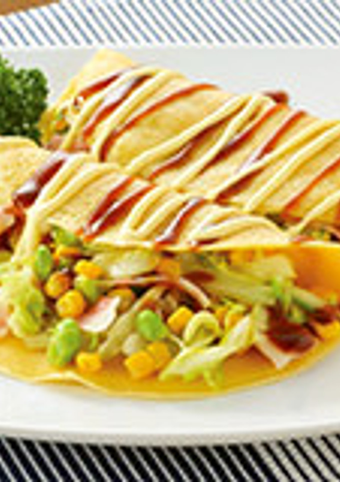 【使いきり】なんちゃってとんぺい焼き-レシピのメイン写真