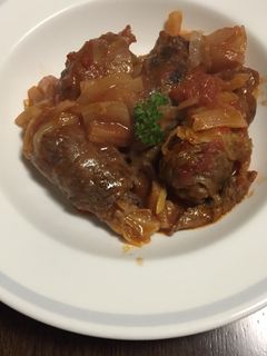 まきまきビーフキャベツ のトマト煮-レシピのメイン写真