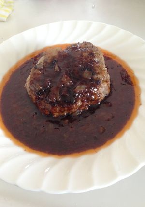 卵なし！肉汁あふれるハンバーグ。-レシピのメイン写真