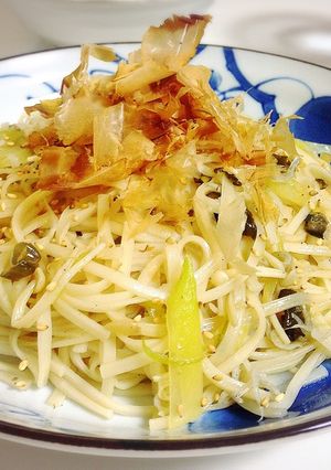 しば漬け&じゃこの焼き稲庭うどん♪-レシピのメイン写真
