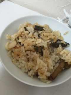 山菜ミックスで炊き込みご飯♪簡単-レシピのメイン写真