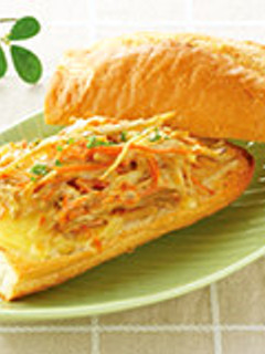 【リメイク】シャキッときんぴらトースト-レシピのメイン写真