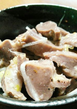 砂肝のネギ塩和え-レシピのメイン写真