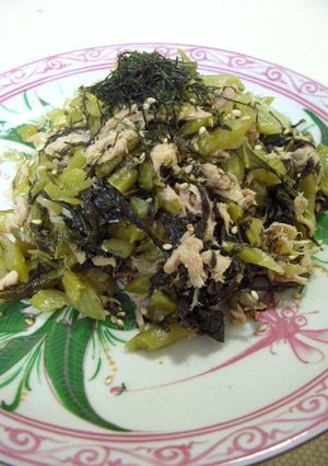 簡単一品★野沢菜とツナのお手軽炒め-レシピのメイン写真