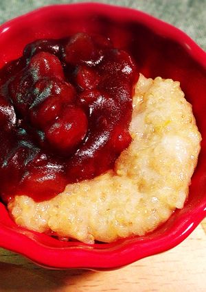 【体に優しい】キヌア餅の黒糖ぜんざい-レシピのメイン写真