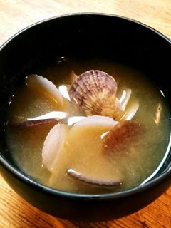 ホタテ雅貝の味噌汁-レシピのメイン写真