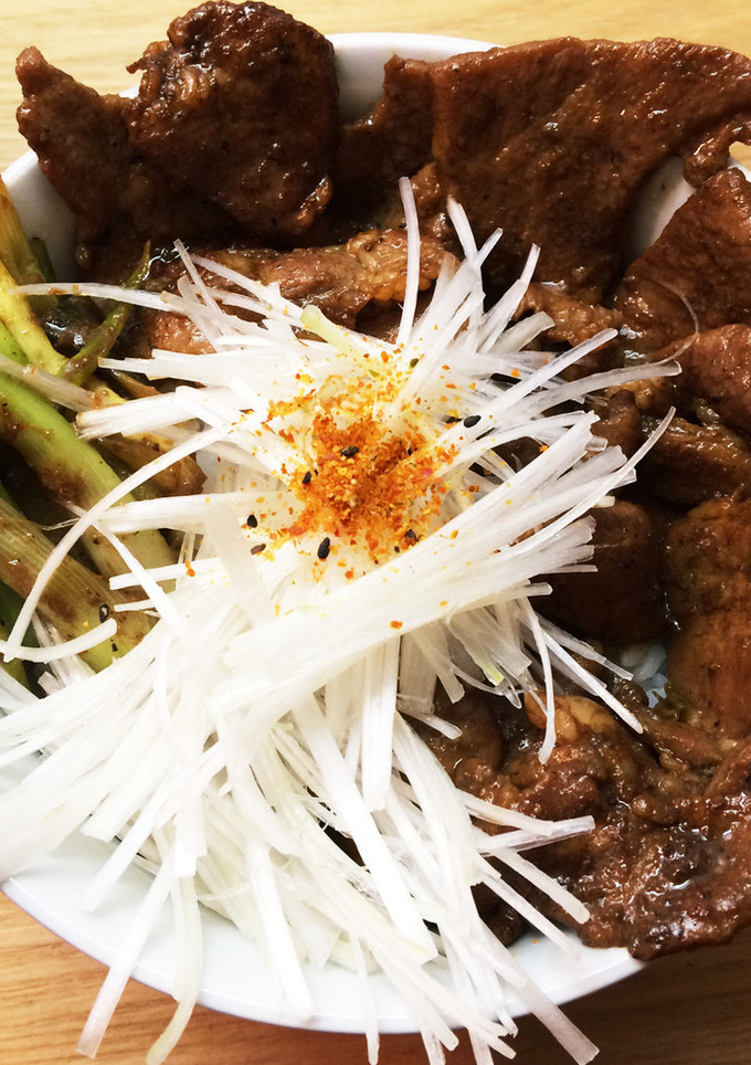 高座豚丼 - 生姜焼き用で-レシピのメイン写真