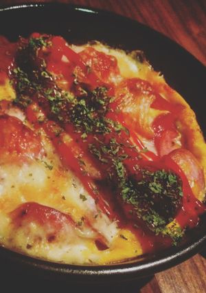 mecレシピ!トースターで、オムライス風-レシピのメイン写真