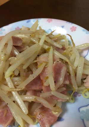 お弁当に✩ベーコンもやし炒め-レシピのメイン写真