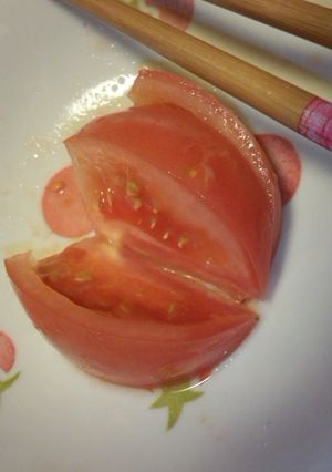 トマトの塩かけ-レシピのメイン写真
