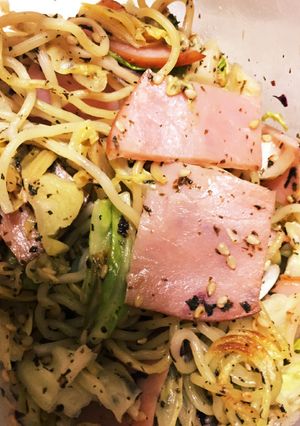 簡単！お弁当でも！美味しいゆかり焼きそば-レシピのメイン写真