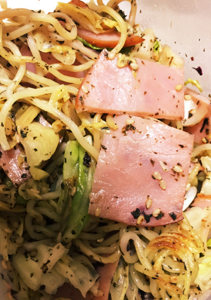 簡単！お弁当でも！美味しいゆかり焼きそば-レシピのメイン写真