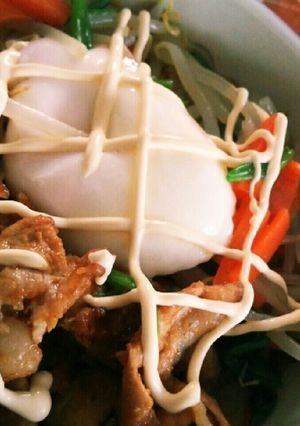 混ぜて乗せるだけーのビビンバ丼-レシピのメイン写真