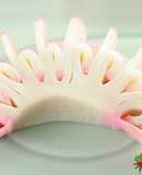 お正月にかまぼこの飾り切り　冠