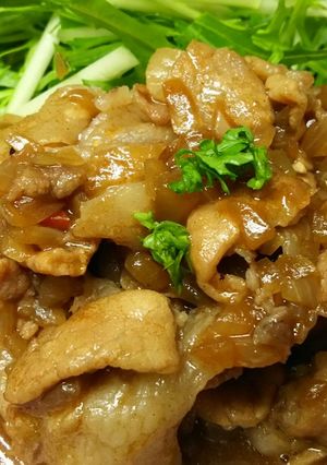 バター香る♪豚肉のバルサミコソース掛け-レシピのメイン写真