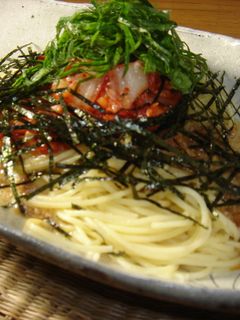 納豆大葉キムチのパスタ-レシピのメイン写真