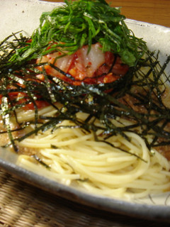 納豆大葉キムチのパスタ-レシピのメイン写真