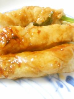 豚肉巻きの生姜焼き風 簡単-レシピのメイン写真
