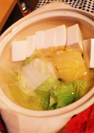 白菜湯豆腐-レシピのメイン写真