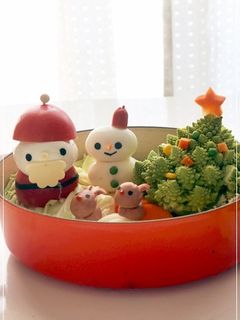 クリスマス サンタさんのキャラ鍋*デコ鍋-レシピのメイン写真