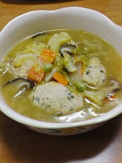 絶品!!味噌がミソ!の鶏だんご♪-レシピのメイン写真