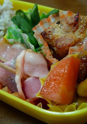 南瓜とプチトマトのベーコン巻き-レシピのメイン写真
