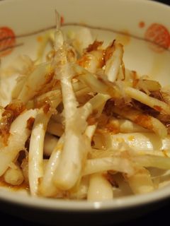 沖縄島野菜、島らっきょうの鰹節あえ-レシピのメイン写真