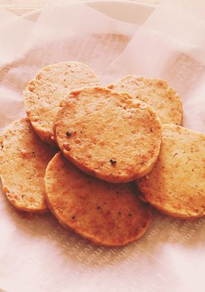 チーズ&ブラックペッパーのクッキー-レシピのメイン写真