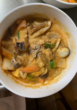 肉無チクワクリーミー味噌キムチ味野菜炒め-レシピのメイン写真