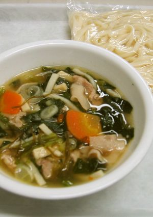 豚肉と昆布のうどん-レシピのメイン写真