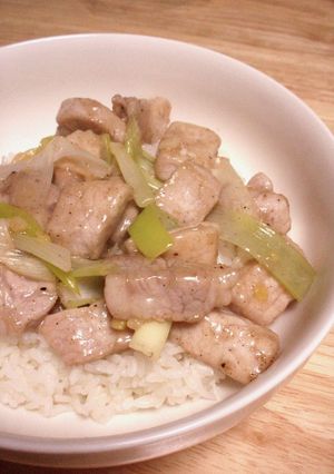 ウマ～❤豚塩さっぱり丼ぶり-レシピのメイン写真