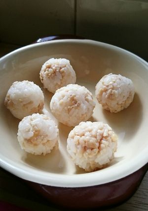 簡単☆鶏そぼろおにぎり-レシピのメイン写真