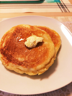 ♡*お豆腐とヨーグルトのホットケーキ*♡-レシピのメイン写真
