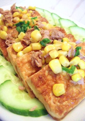 サラダにもなる豆腐ステーキ-レシピのメイン写真
