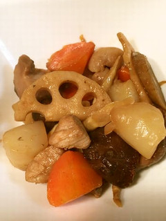 細タケノコと豚肉の筑前煮-レシピのメイン写真