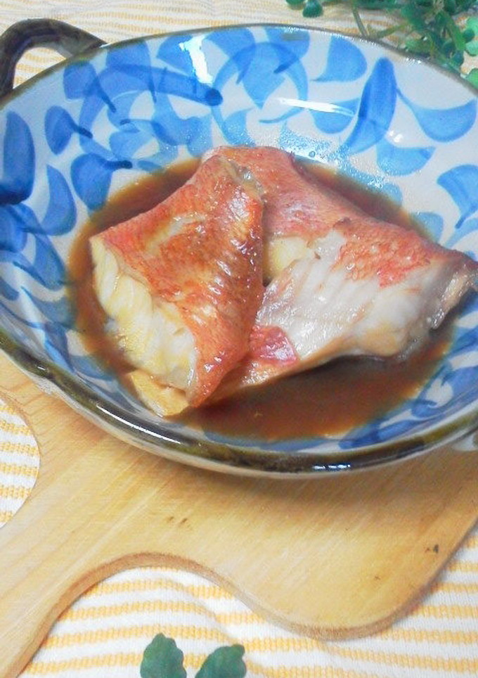 【我が家の冷凍赤魚の煮付け】-レシピのメイン写真